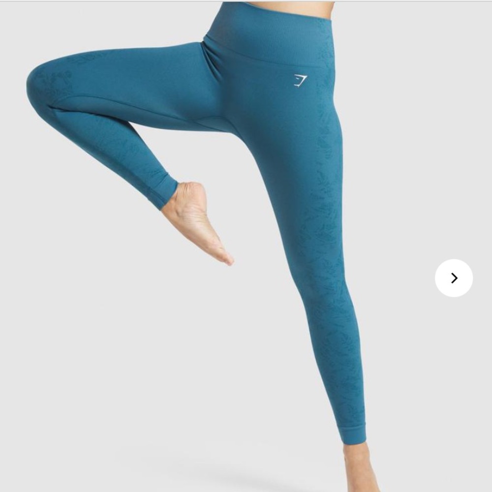 COPY - GYMSHARK STUDIO LEGGINGS (TEAL)